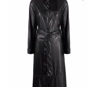 New! PINKO
Maris faux-leather belted dress
Size 40
New